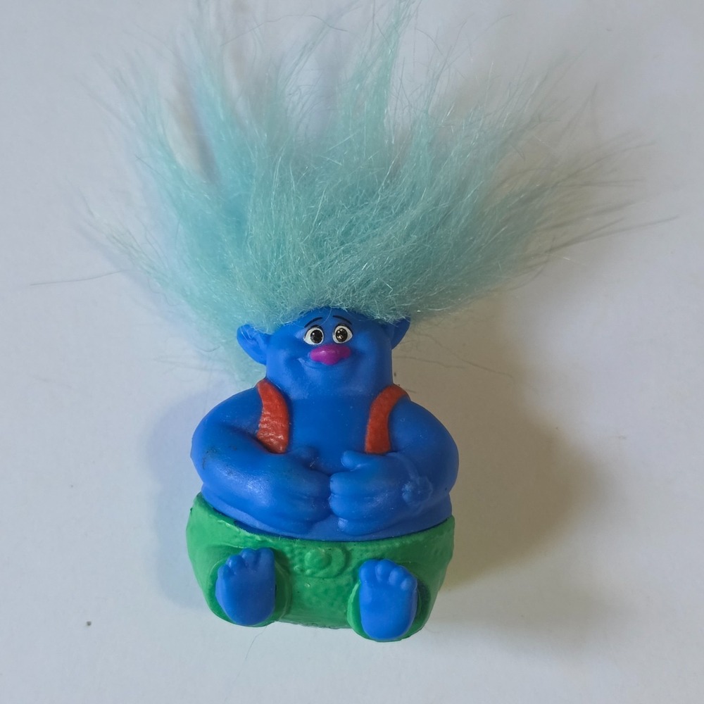 Hasbro DreamWorks Trolls Movie Biggie Blue Character Figure 2.5" 2016 C4246